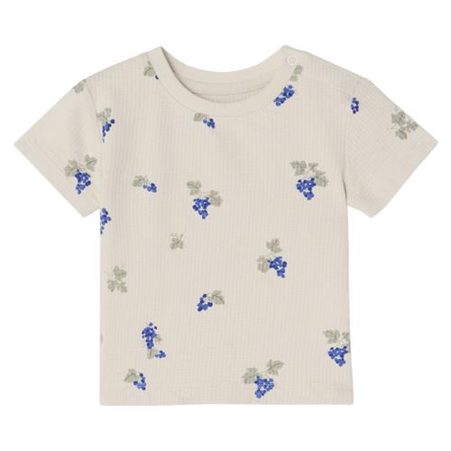 garbo&friends T-shirt I Jersey Grapes Ecru | Hvid | 74/80 cm