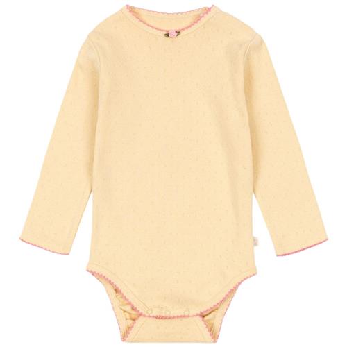 Konges Sløjd GOTS Minnie Baby Body Golden Fleece 12 months  Gul  12 måneder  kvinde