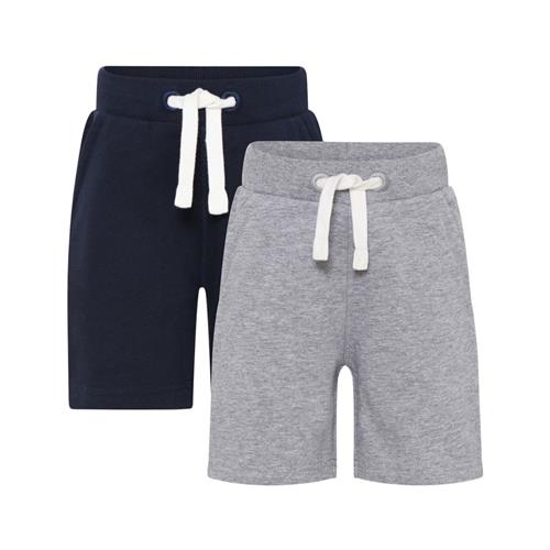 Minymo Basic 53 2-pak Sweatshorts Dark Navy | Marine blå | 128 cm