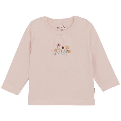 Minymo Langærmet T-shirt Peach Whip | Lyserød | 68 cm