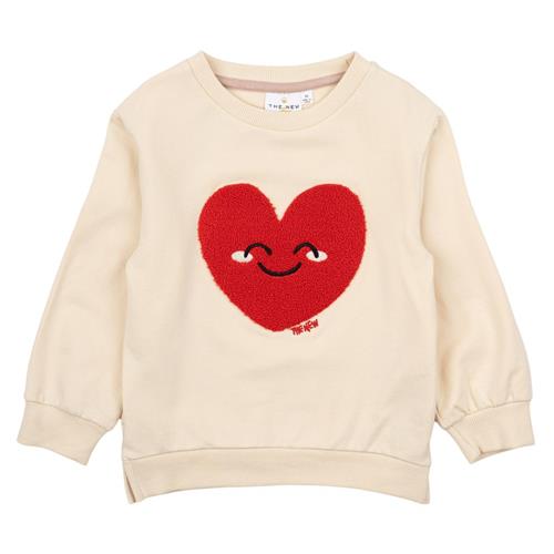 The New Siblings GOTS Nanett Sweatshirt White Swan 80 cm  Creme  80 cm  kvinde
