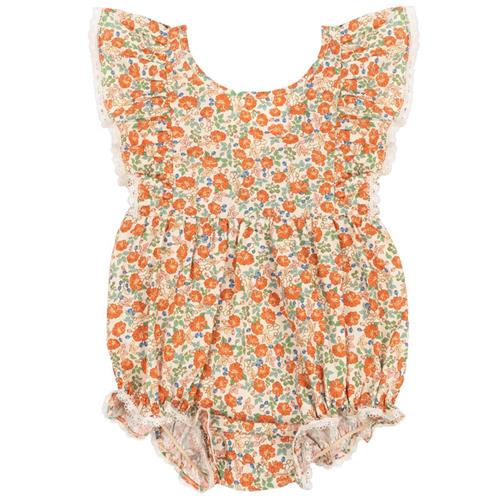 Se Konges Sløjd GOTS Verbena Romper Kaluka | Beige | 9 months ved Babyshop