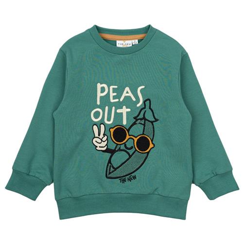 The New Siblings GOTS Nikolos Sweatshirt Bottle Green 104cm  Grøn  104 cm  mand
