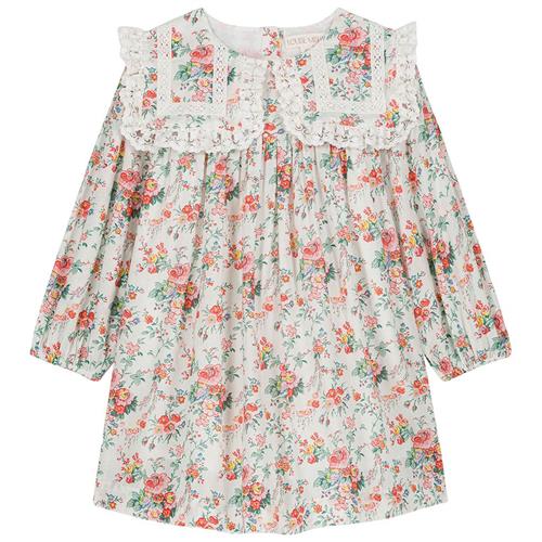 Louise Misha Arinola Kjole Cream Rosa Festa 7 Y  Creme  7 år  kvinde