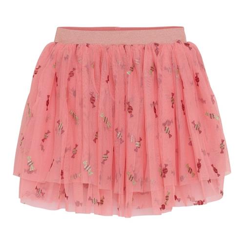 Minymo Glitrende Nederdel Aop Strawberry Ice 128 cm  Lyserød  128 cm  kvinde