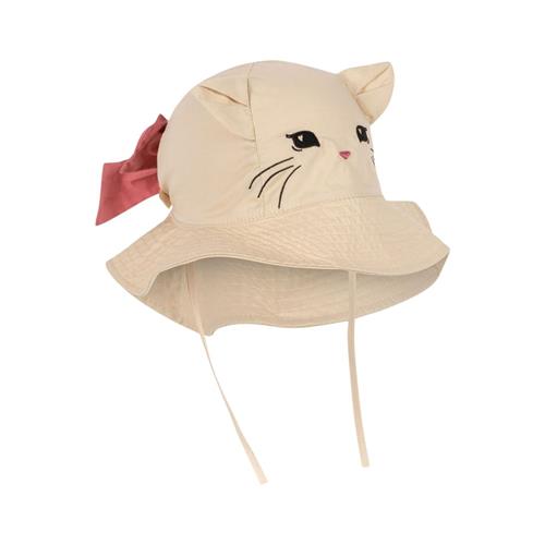 Konges Sløjd GOTS Verbena Bow Kitty Solhat Creme Brulee | Beige | 2-4 years