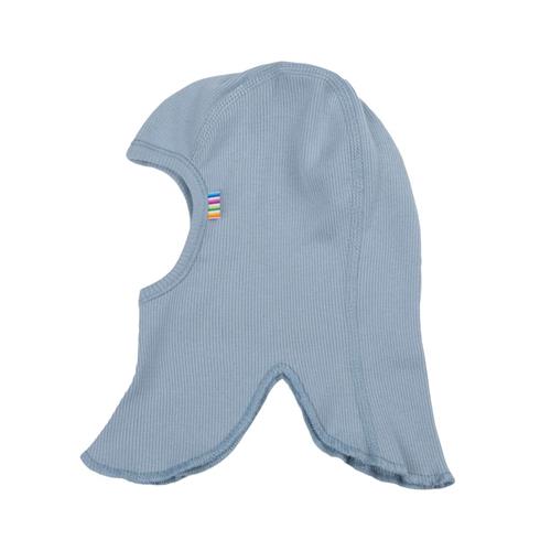 Se Joha Balaclava Enkelt Lag Dusty Blue | Blå | 50 cm ved Babyshop