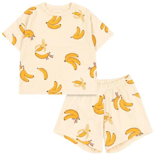 Konges Sløjd GOTS Lin Sæt Go Bananas 7-8 Y  Creme  7-8 år  Unisex