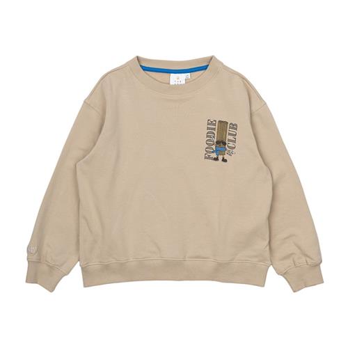 The New GOTS Noor Sweatshirt Feather Gray 7-8 Y  Grå  7-8 år  mand