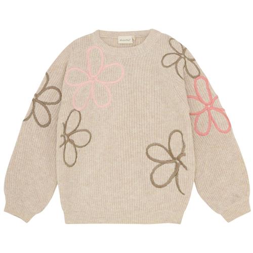 Minymo Strikket Pullover Marshmallow White 92 cm  Hvid  92 cm  kvinde