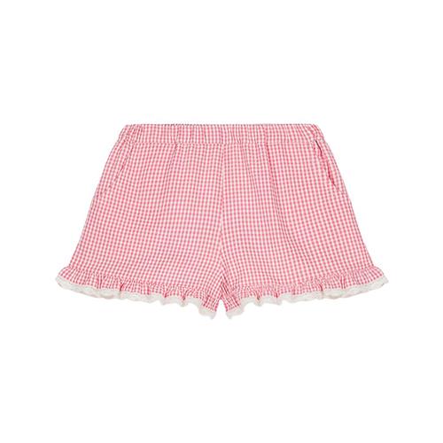 Louise Misha Vallaloid Shorts Pink Fragola Vichy 7 Y  Lyserød  7 år  kvinde