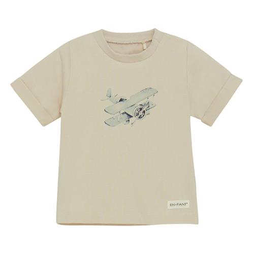 EnFant T-shirt Aop French Oak | Beige | 86 cm