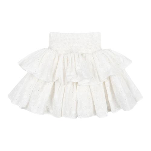 Konges Sløjd Lacey Smock-nederdel Optic White 4 Y  Hvid  4 år  kvinde