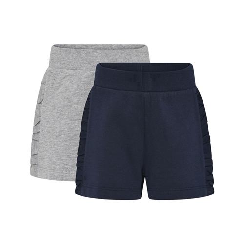 Minymo Basic 2-pak Sweatshorts Dark Navy 86 cm  Marineblå  86 cm  kvinde