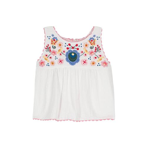 Louise Misha Solenia Bluse White 3 Y  Hvid  3 år  kvinde