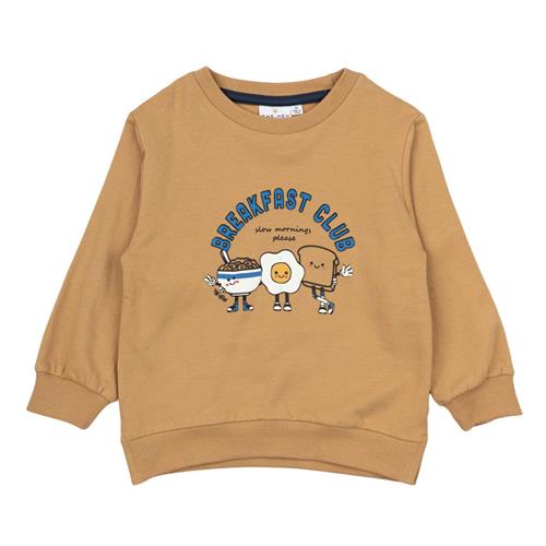The New Siblings GOTS Navin Sweatshirt Apple Cinnamon 92 cm  Beige  92 cm  mand