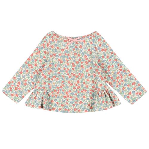 Konges Sløjd GOTS Elin Bow Bluse Fiola 2 Y  Creme  2 år  kvinde