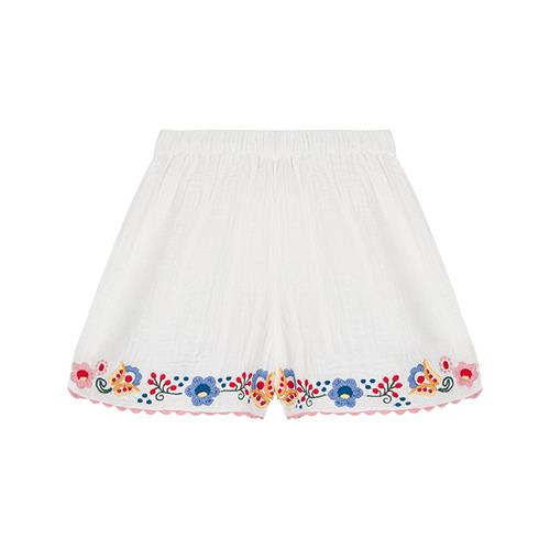 Louise Misha Vally Shorts White 7 Y  Hvid  7 år  kvinde