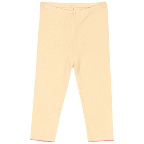 Se Konges Sløjd GOTS Minnie Leggings Golden Fleece 9 months  Gul  9 måneder  kvinde ved Babyshop