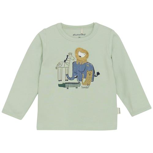 Minymo Langærmet T-shirt Sea Foam | Grønn | 50 cm