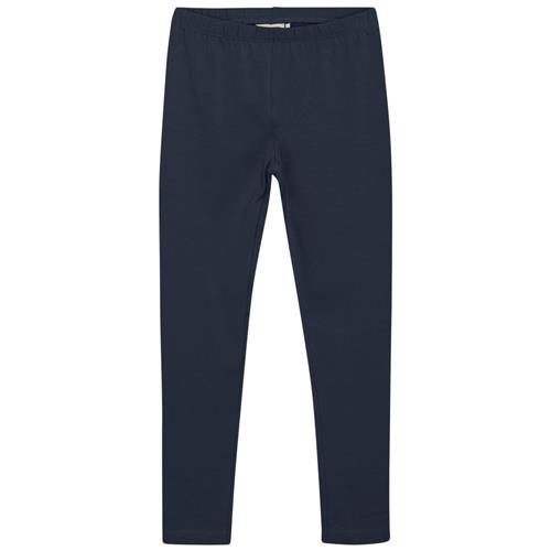 Minymo GOTS Leggings Blue Nights 92 cm  Blå  92 cm  kvinde