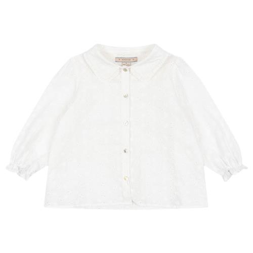 Konges Sløjd Lacey Skjorte Optic White 5-6 Y  Hvid  5-6 år  kvinde