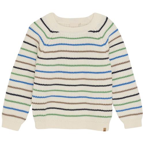 Minymo Strikket Pullover Marshmallow White 122 cm  Hvid  122 cm  mand
