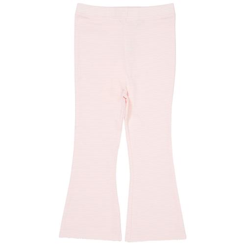 Copenhagen Colors Stribede Flare-bukser Ballerina Cream Stripe 86 cm  Lyserød  86 cm  kvinde