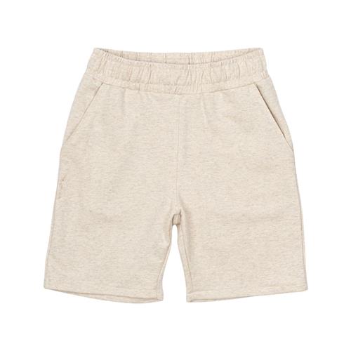 The New Norvalde Sweat Shorts Oatmeal Melange 7-8 Y  Creme  7-8 år  mand