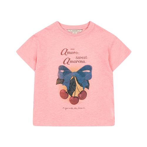 Konges Sløjd Era T-shirt Peony | Lyserød | 7-8 years