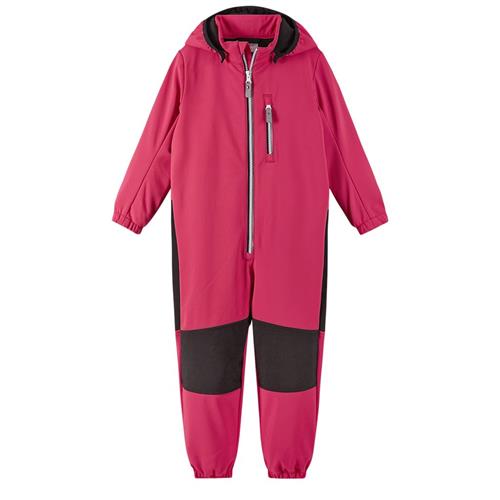 Se Reima Nurmes Softshell Heldragt Bright Berry | Lyserød | 116 cm ved Babyshop