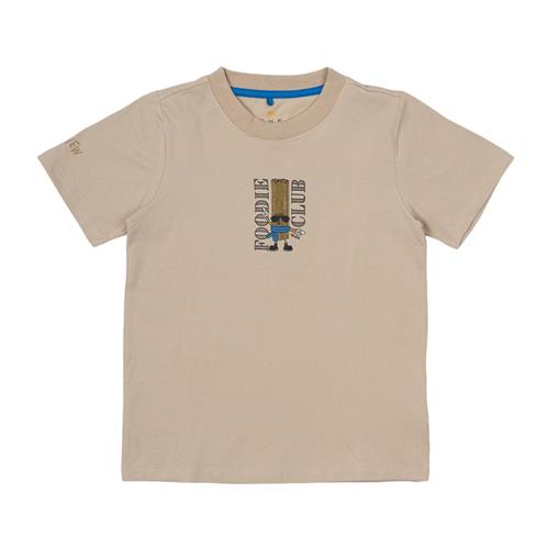 The New GOTS Norris Tee Feather Gray 7-8 Y  Grå  7-8 år  mand
