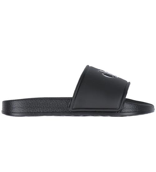 Calvin Klein Klipklapper - Logo Print Pool Slide - Black