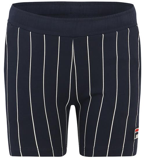 Fila Shorts - Leczna - Black Iris/Bright White Striped