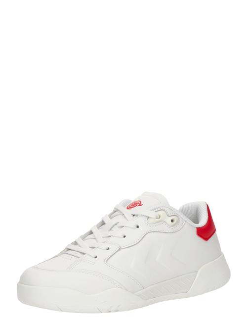 Se Hummel Sneaker low 'TOP SPIN REACH LX-E SPORT'  rød / hvid ved About You