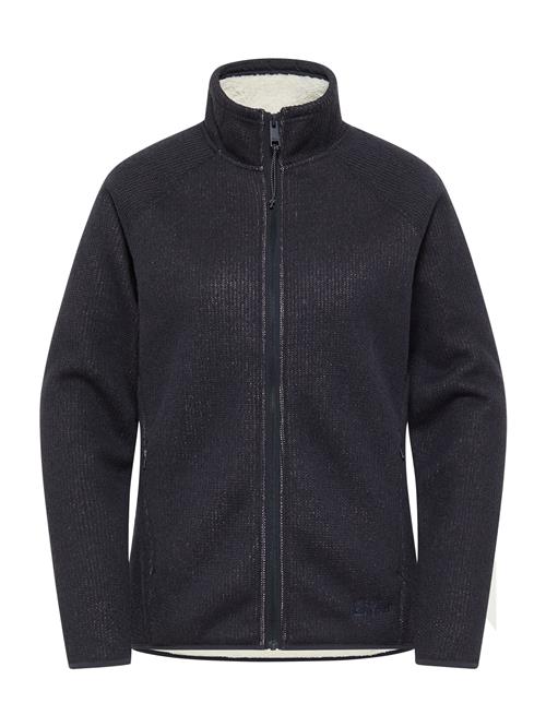 JACK WOLFSKIN Funktionsfleecejakke 'KAMINFEUER'  navy