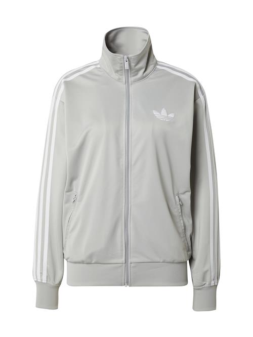 ADIDAS ORIGINALS Sweatjakke 'Adicolor Classic Firebird'  grå / hvid