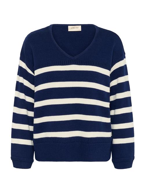 Cream Pullover 'Muka'  navy / hvid