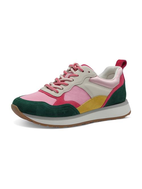 Tamaris Sneaker low  gul / gran / pink / lyserød