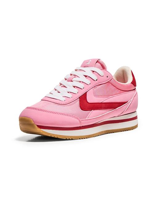 Se Bershka Sneaker low  pink / rød ved About You