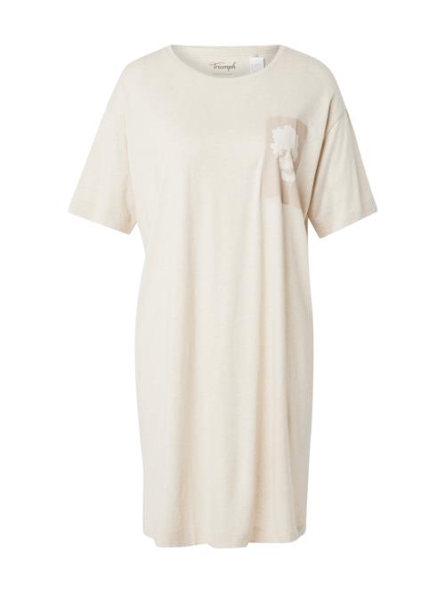 TRIUMPH Natskjorte 'Endless Comfort'  lysebeige / mørkebeige