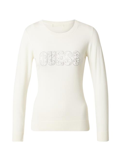 GUESS Pullover 'PARIS'  creme / sølv