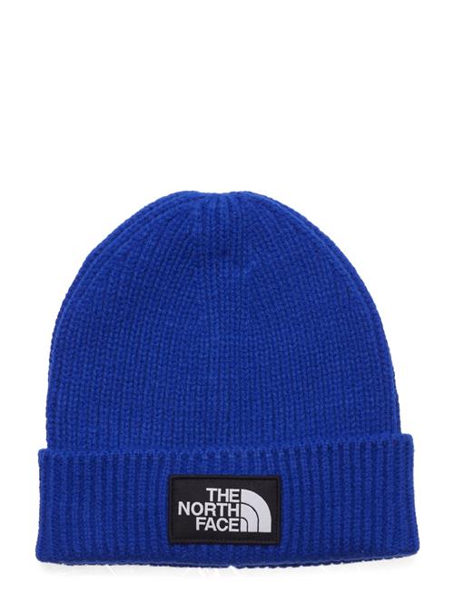 Kids Tnf Box Logo Cuffed Beanie The North Face Blue