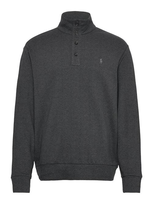 Herringb -Print Luxury Jersey Pullover Polo Ralph Lauren Grey