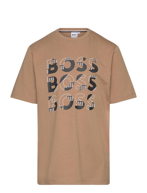 Short Sleeves Tee-Shirt BOSS Brown