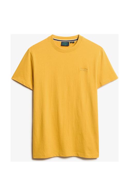 Essential Logo Emb Tee Superdry Yellow