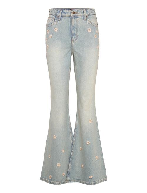 High Rise Flare Lee Jeans Blue