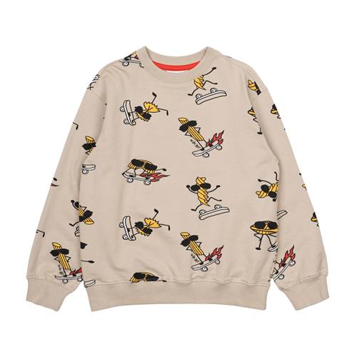 The New GOTS Narfa Sweatshirt Feather Gray 11-12 Y  Grå  11-12 år  mand