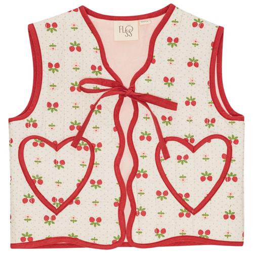 Flöss Sofia Vest Soft White Berry | Hvid | 92 cm