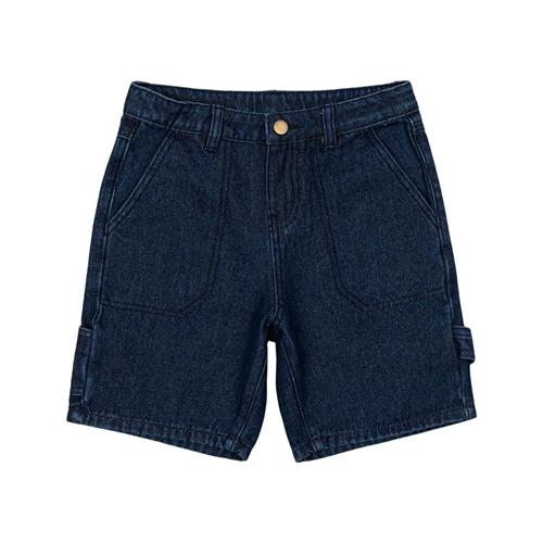 The New Navid Skøjteshorts Unwashed Denim | Marine blå | 7-8 years